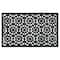 RugSmith Black Molded Honeycomb Rubber Doormat